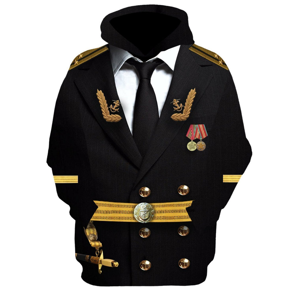 Soviet Naval Captain Uniform Hoodie / S Co1320201