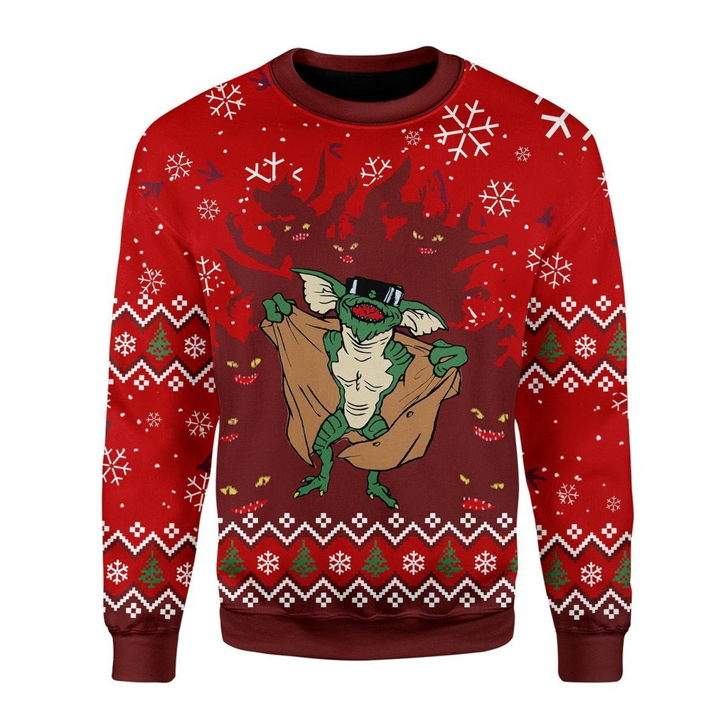 Gearhomies Christmas Unisex Sweater The Gremlins Is Coming Chirstmas 3D Apparel