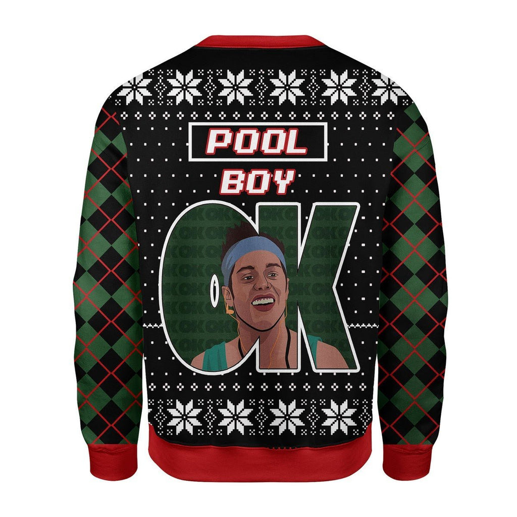 Gearhomies Christmas Unisex Sweater OK Pool Boy 3D Apparel