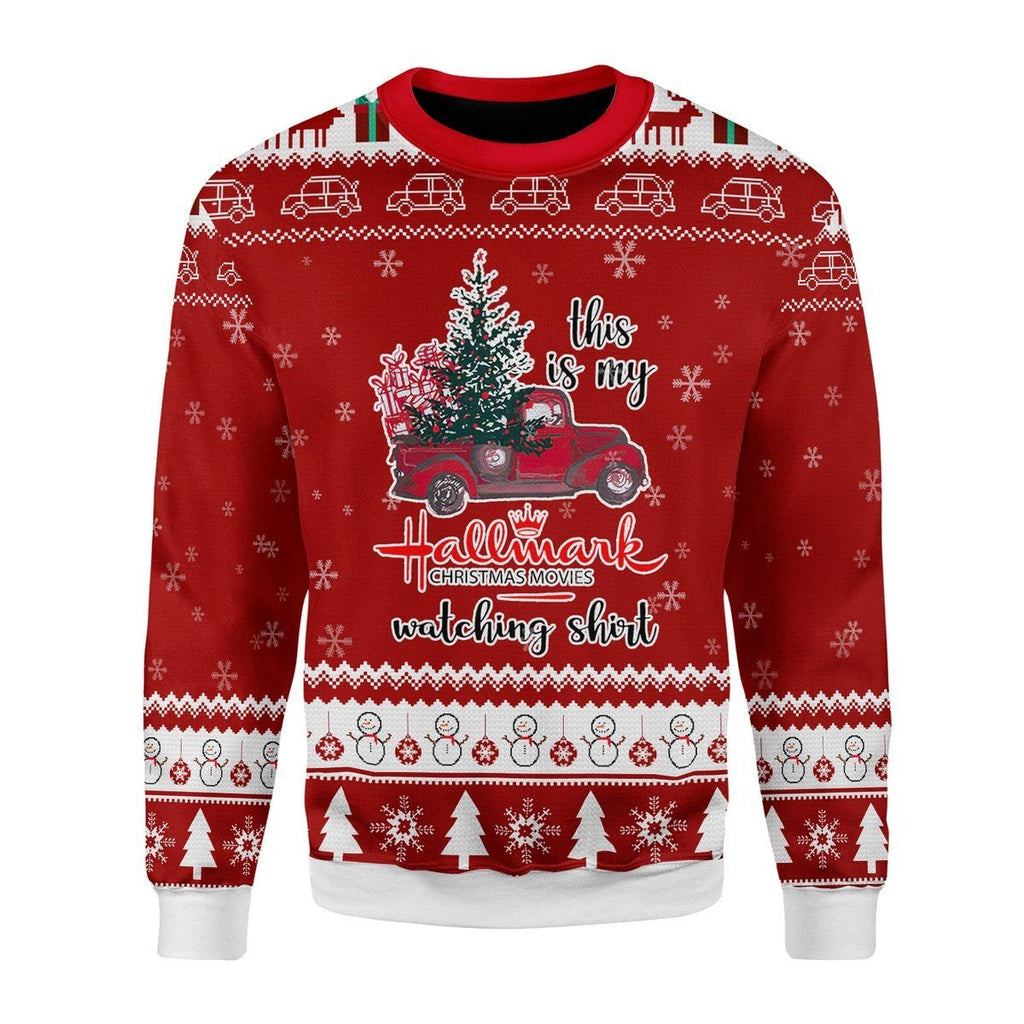 Gearhomies Christmas Unisex Sweater This Is My Hallmark Movie 3D Apparel