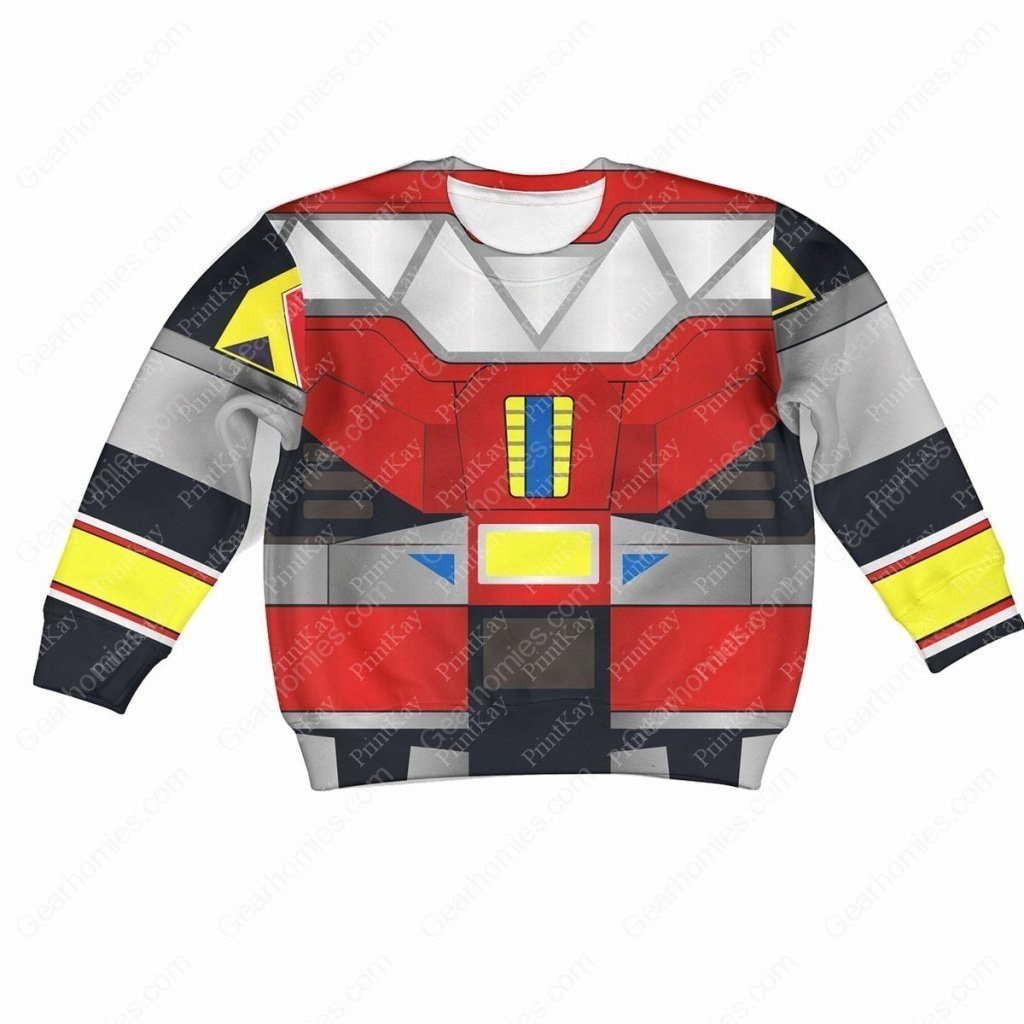 Gearhomies Unisex Kid Tops Pullover Sweatshirt PR Megazord 3D Apparel