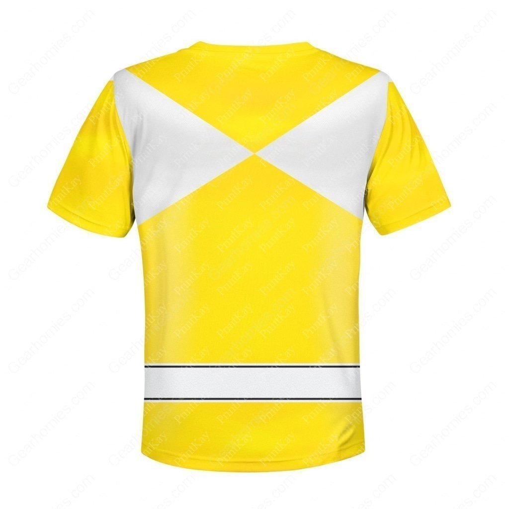 Gearhomies Unisex Kid Tops Pullover Sweatshirt Yellow PR 3D Apparel