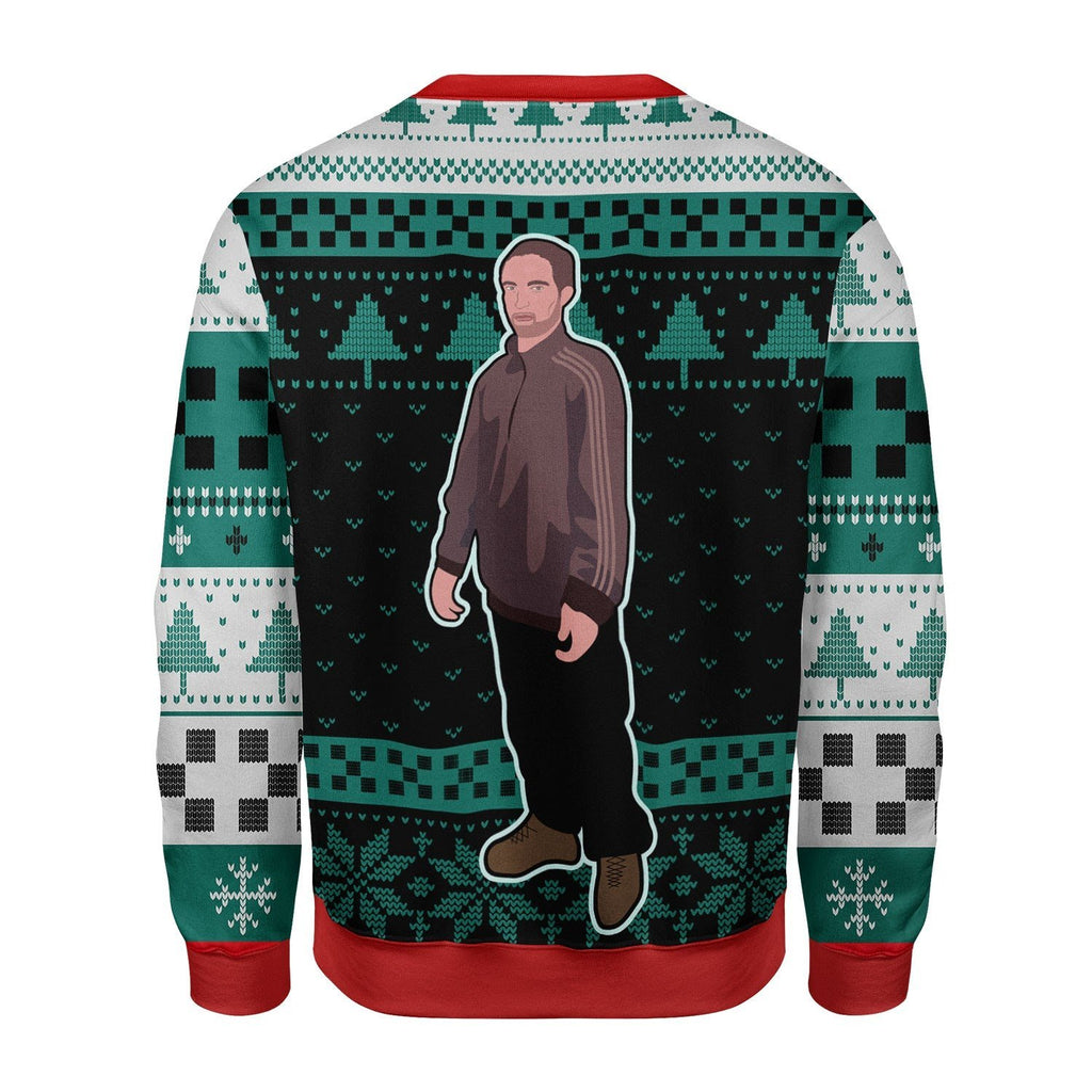 Gearhomies Christmas Unisex Sweater Robert Pattinson Meme 3D Apparel