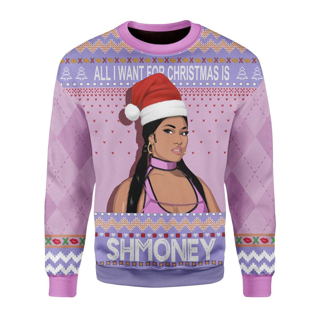 Gearhomies Christmas Unisex Sweater Nicki M 3D Apparel