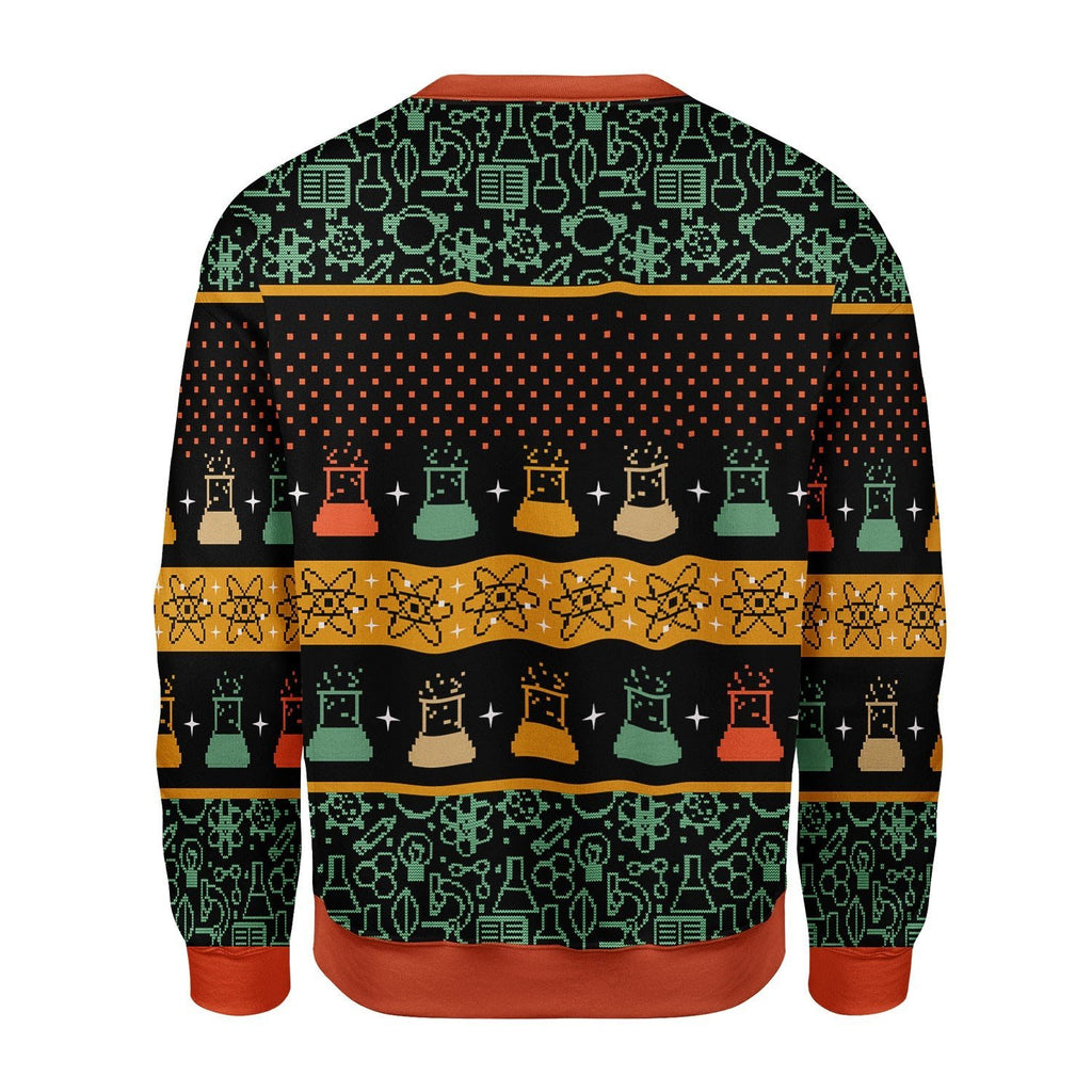 Gearhomies Christmas Unisex Sweater We Trust In Science 3D Apparel