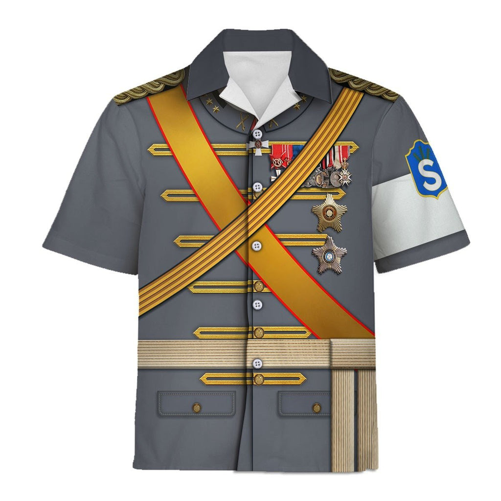 Carl Gustaf Emil Mannerheim Hawaii Shirt / S Vn482