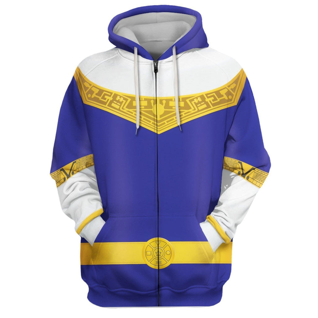 Pr Zeo Blue Zip Hoodie / S Hp92