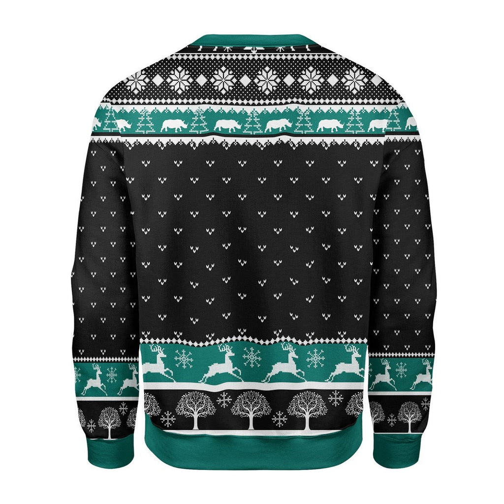 Gearhomies Christmas Unisex Sweater And I Think To Myself What A Wonderful World 3D Apparel