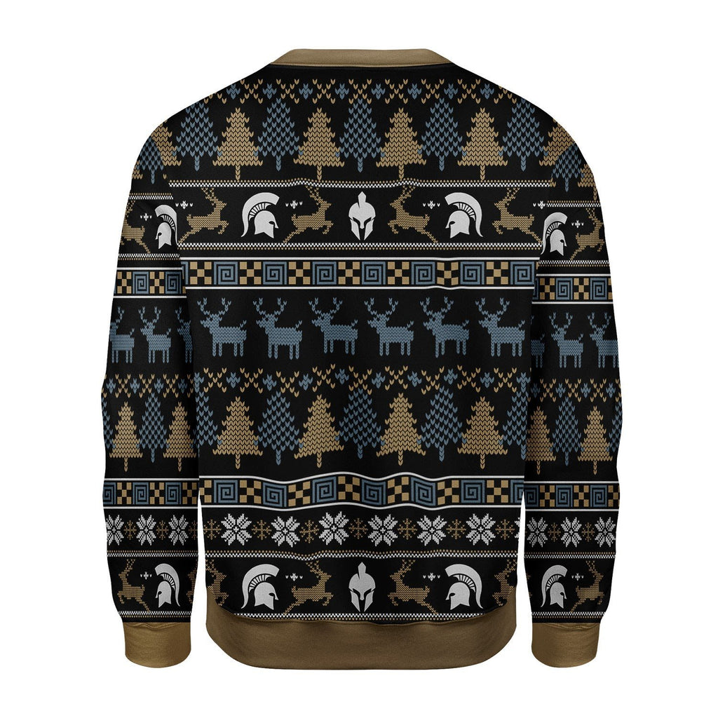 Gearhomies Christmas Unisex Sweater Spartan Army 3D Apparel