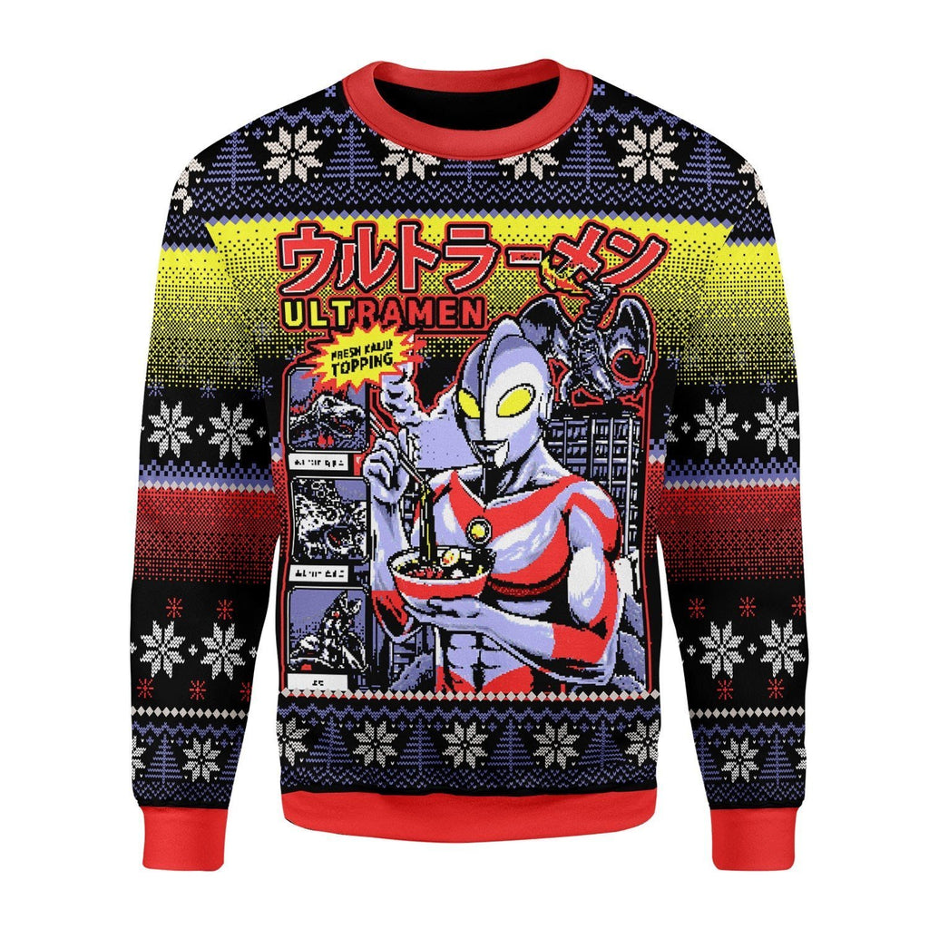 Gearhomies Christmas Unisex Sweater Ultramen 3D Apparel