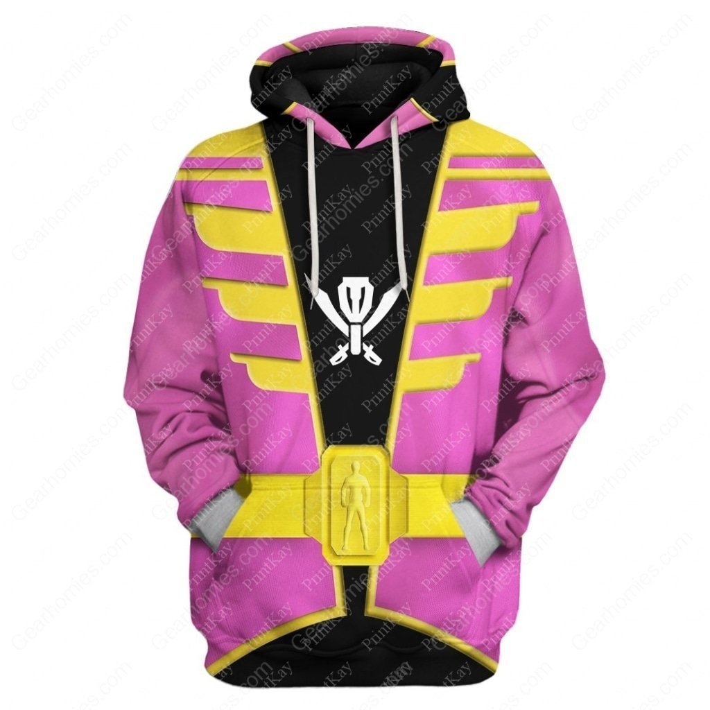 Pink Kaizoku Sentai Gokaiger Hoodie / S An10224