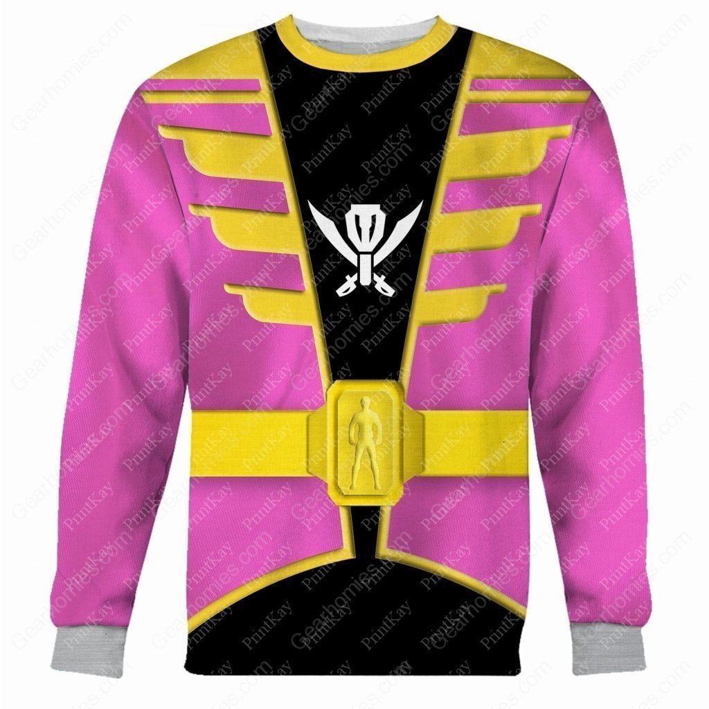 Pink Kaizoku Sentai Gokaiger Long Sleeves / S An10224