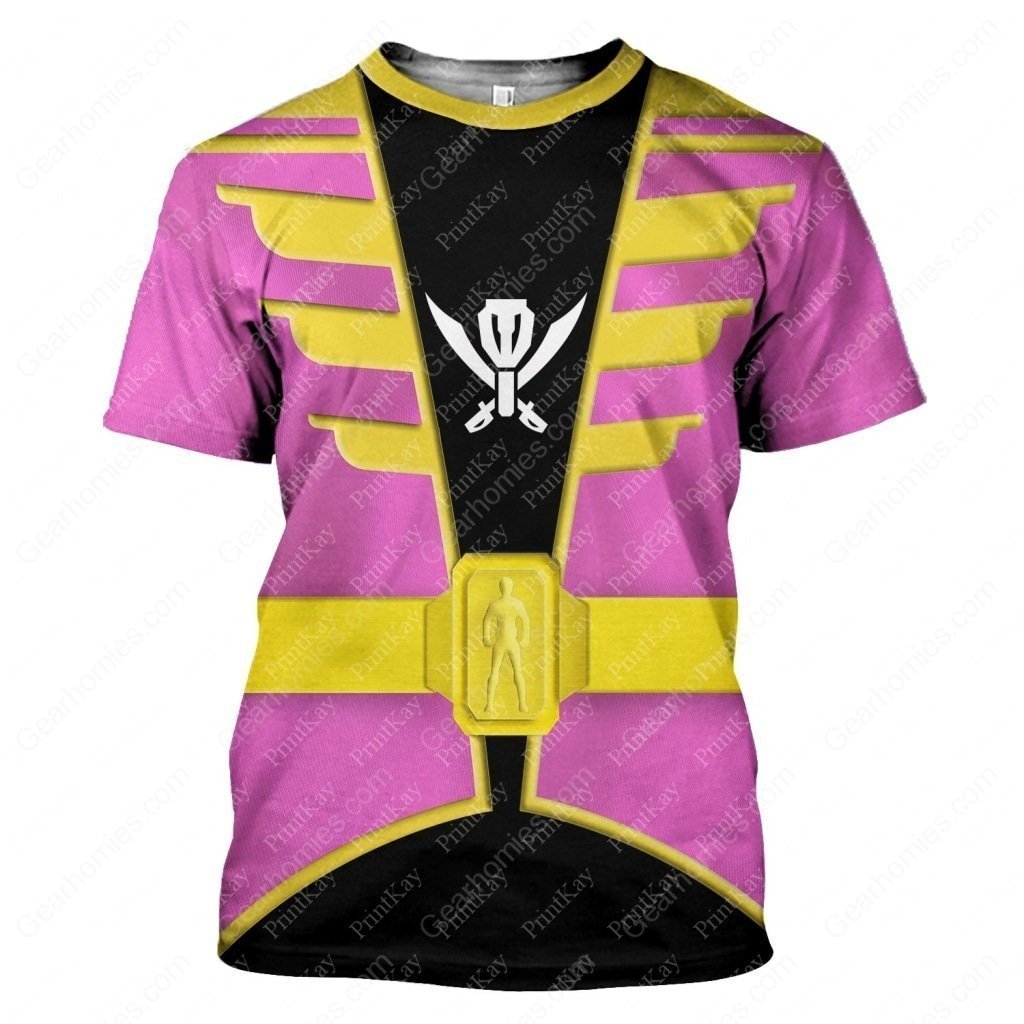 Pink Kaizoku Sentai Gokaiger T-Shirt / S An10224