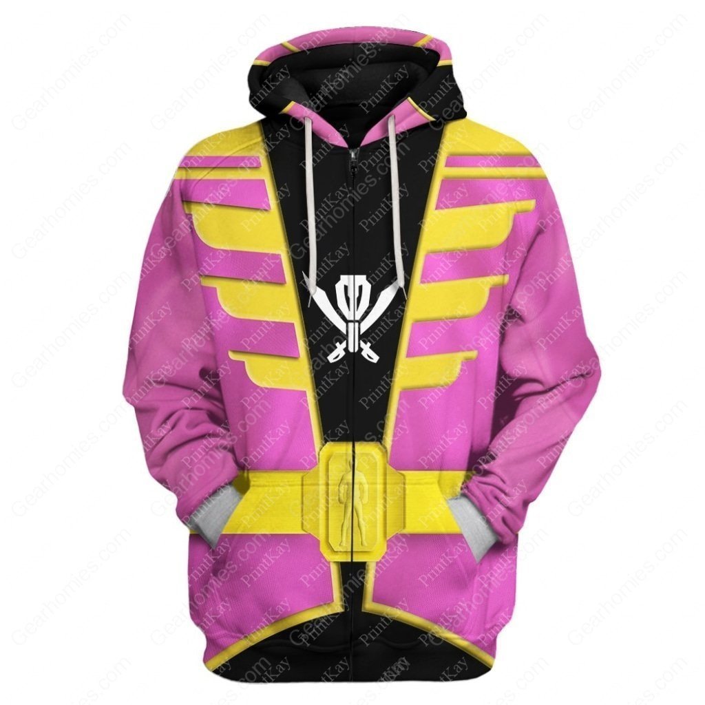 Pink Kaizoku Sentai Gokaiger Zip Hoodie / S An10224