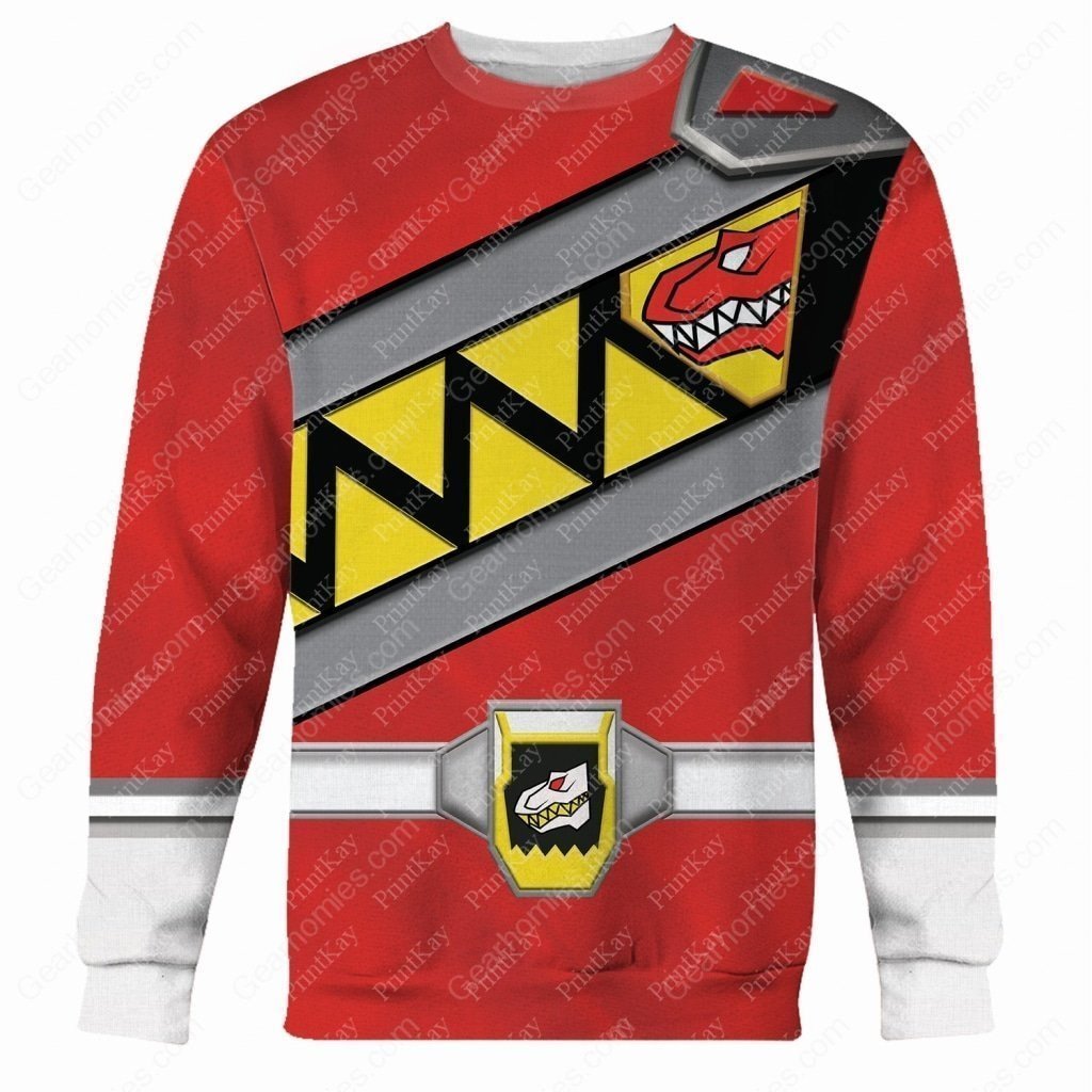 Pr Dino Charge Red Long Sleeves / S Pr001