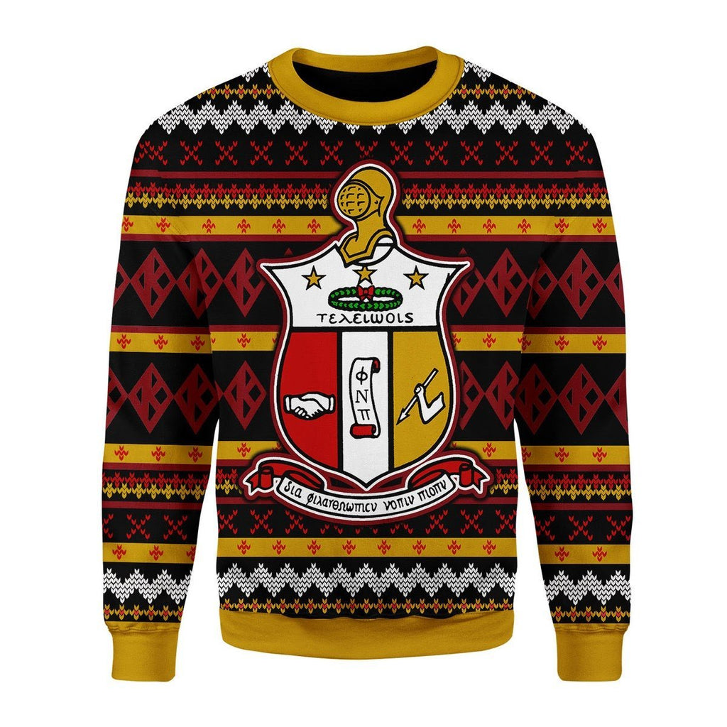 Gearhomies Christmas Unisex Sweater Kappa Alpha Psi Ugly Christmas 3D Apparel