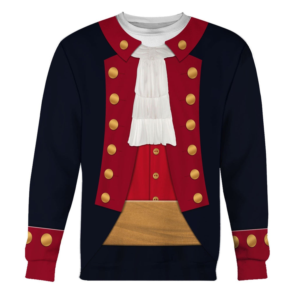 John Paul Jones Revolutionary War Uniform Long Sleeves / S Qm1405