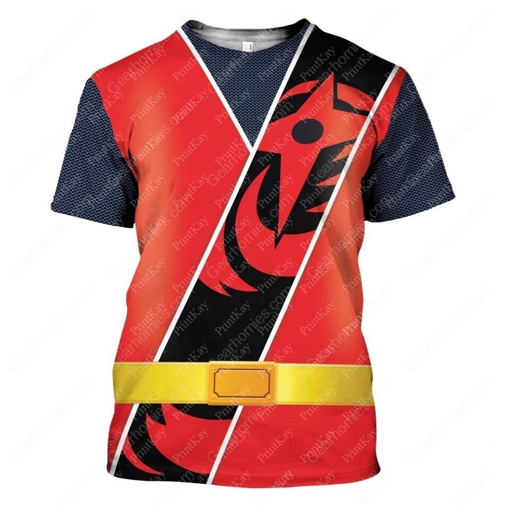 Red Pr Ninja Steel T-Shirt / S Qm85