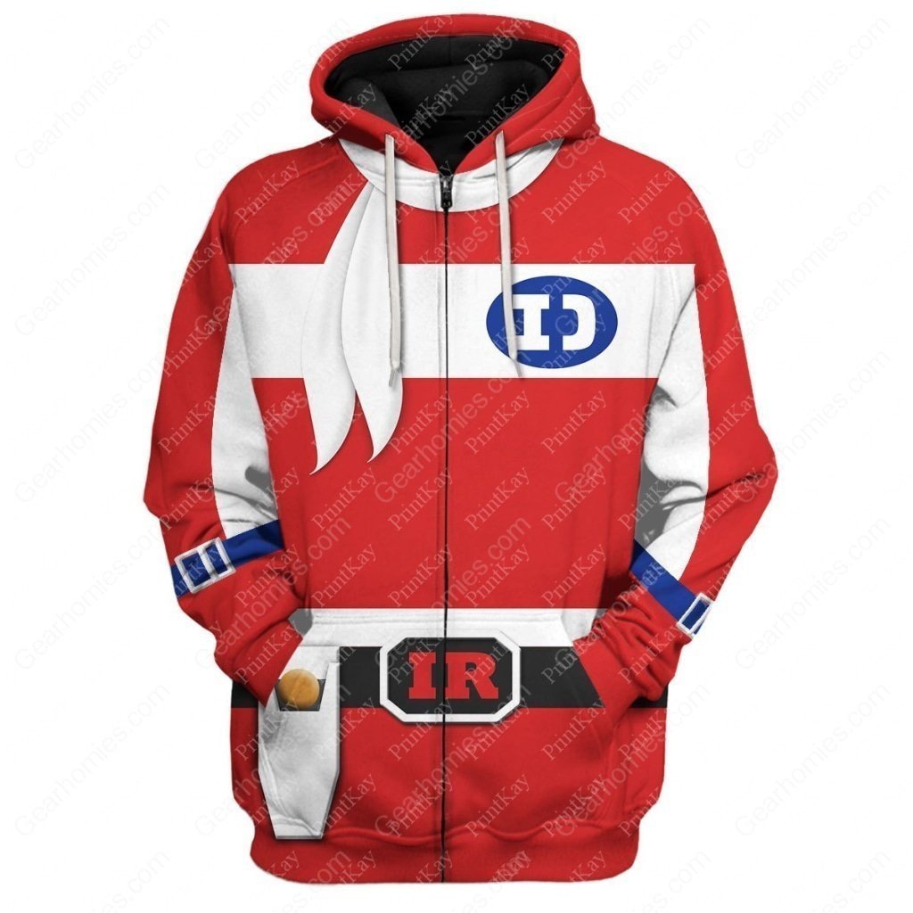 Red Super Sentai Zip Hoodie / S Sentai42202