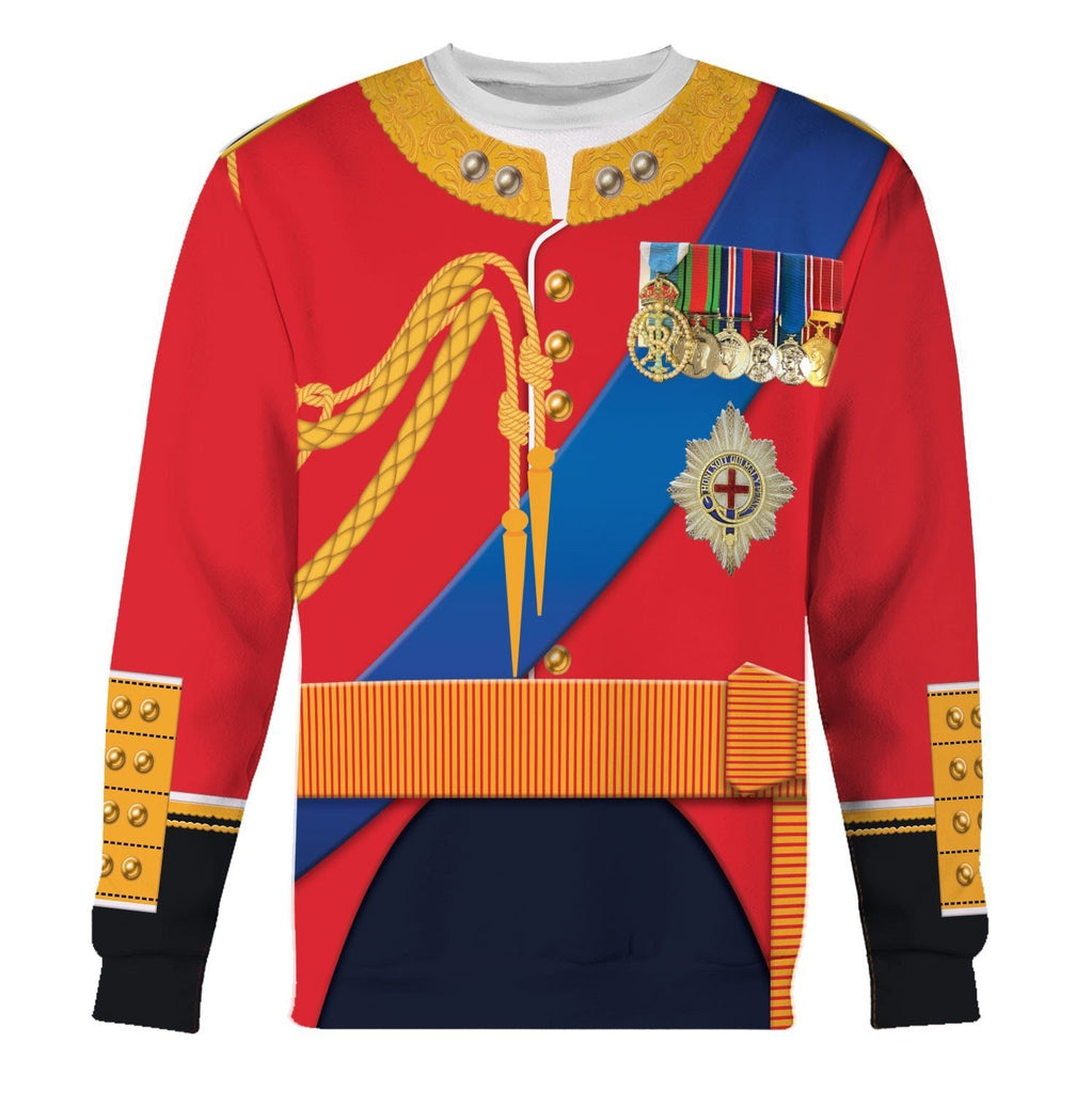 Elizabeth Ii England Uniform Fleece Long Sleeves / S Qm553