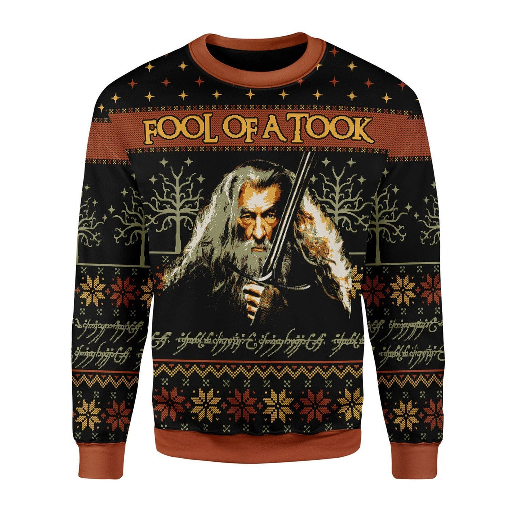 Gearhomies Christmas Unisex Sweater Fool Of A Took Ugly Christmas 3D Apparel