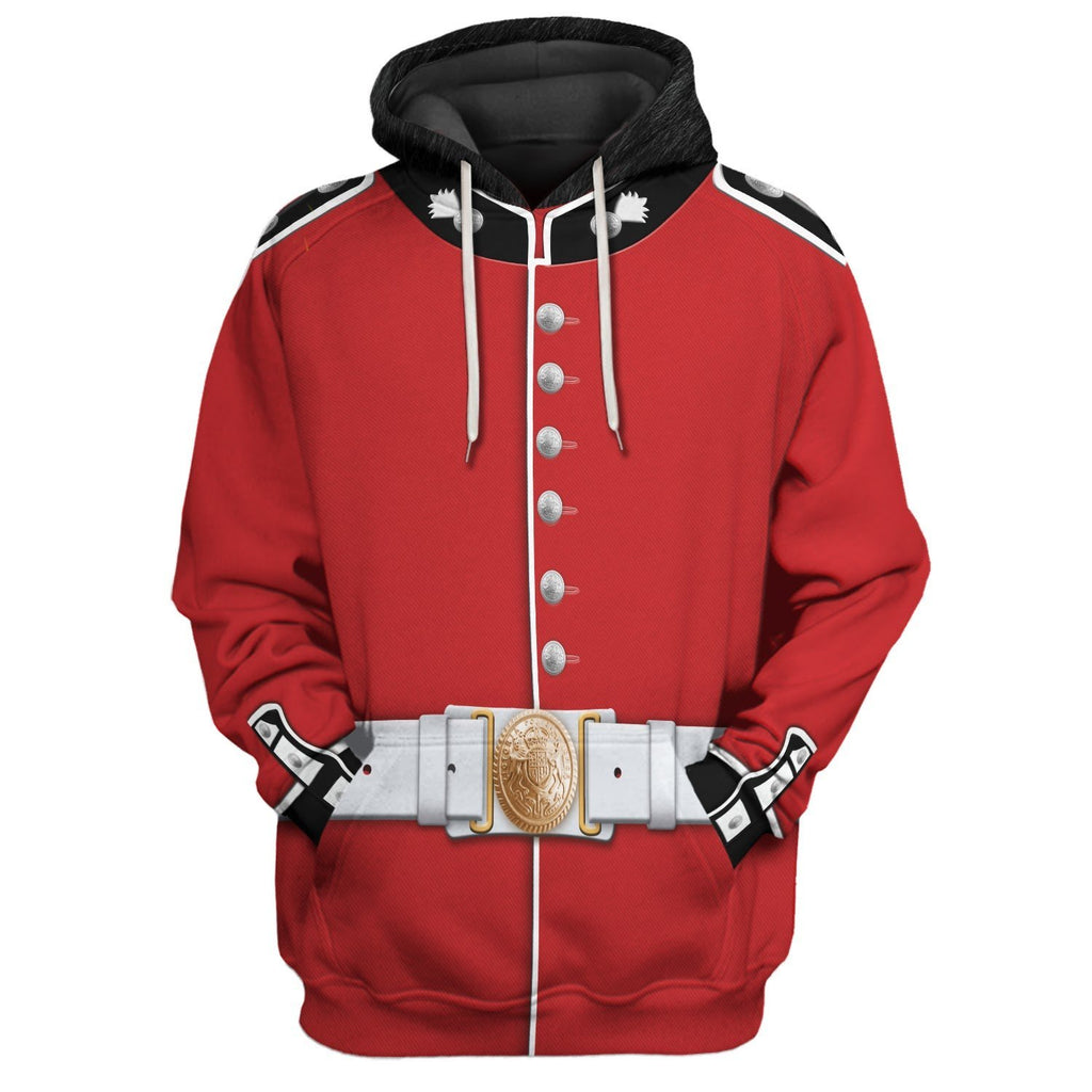 The Queen Guards Uniform United Kingdom Hoodie / S Vn189