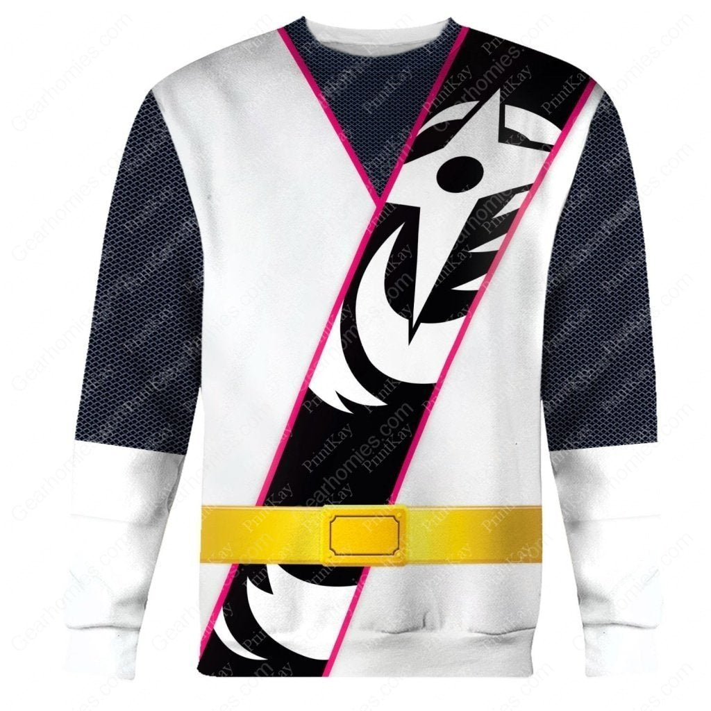 White Pr | Ninja Steel Long Sleeves / S Qm136