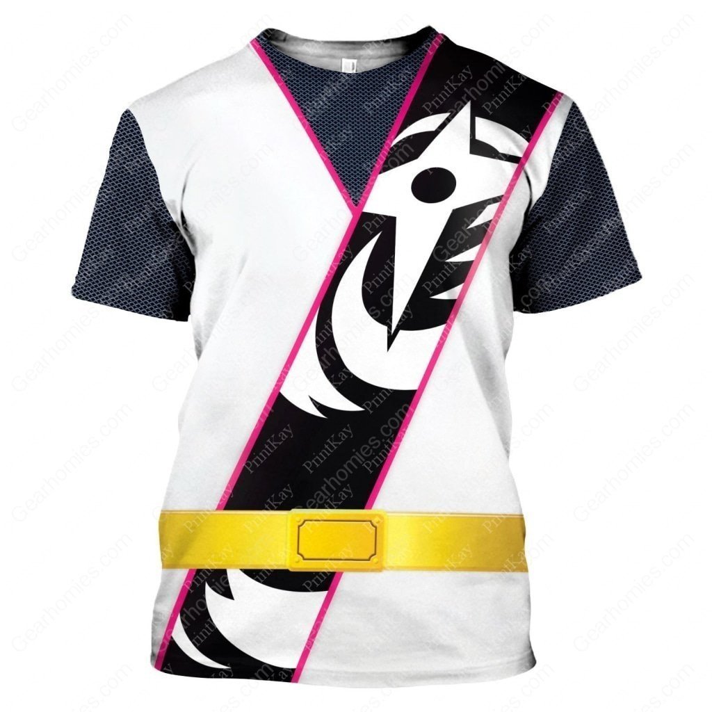 White Pr | Ninja Steel T-Shirt / S Qm136