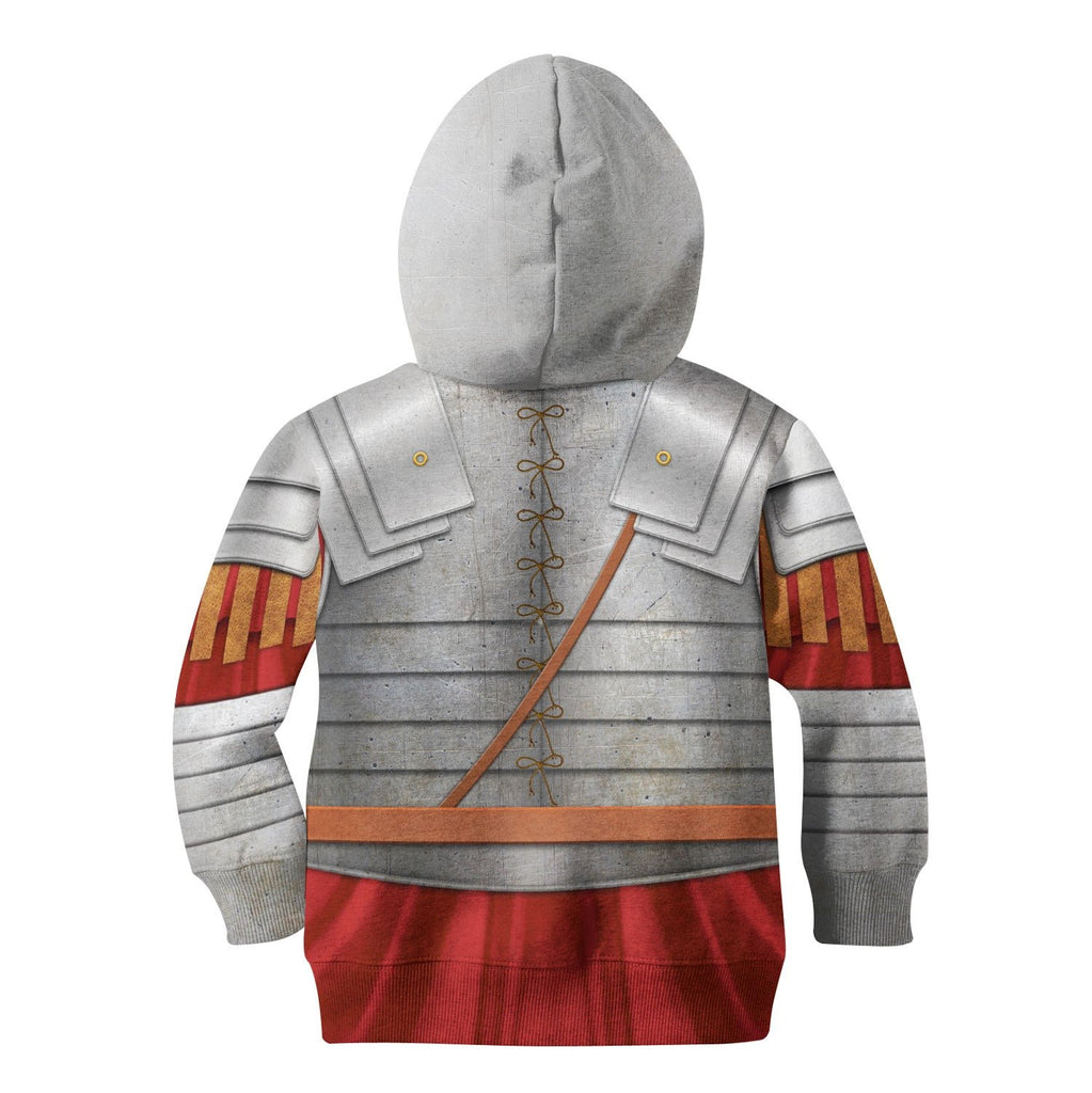 Kqm682 Roman Empire Soldier Armor Kid