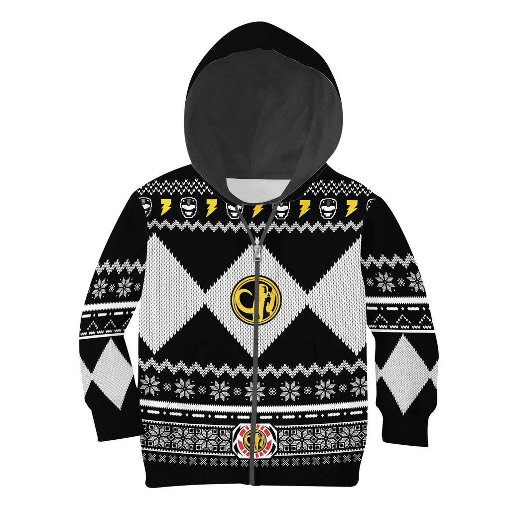 Gearhomies Unisex Kid Tops Pullover Sweatshirt Black Mighty3D Apparel