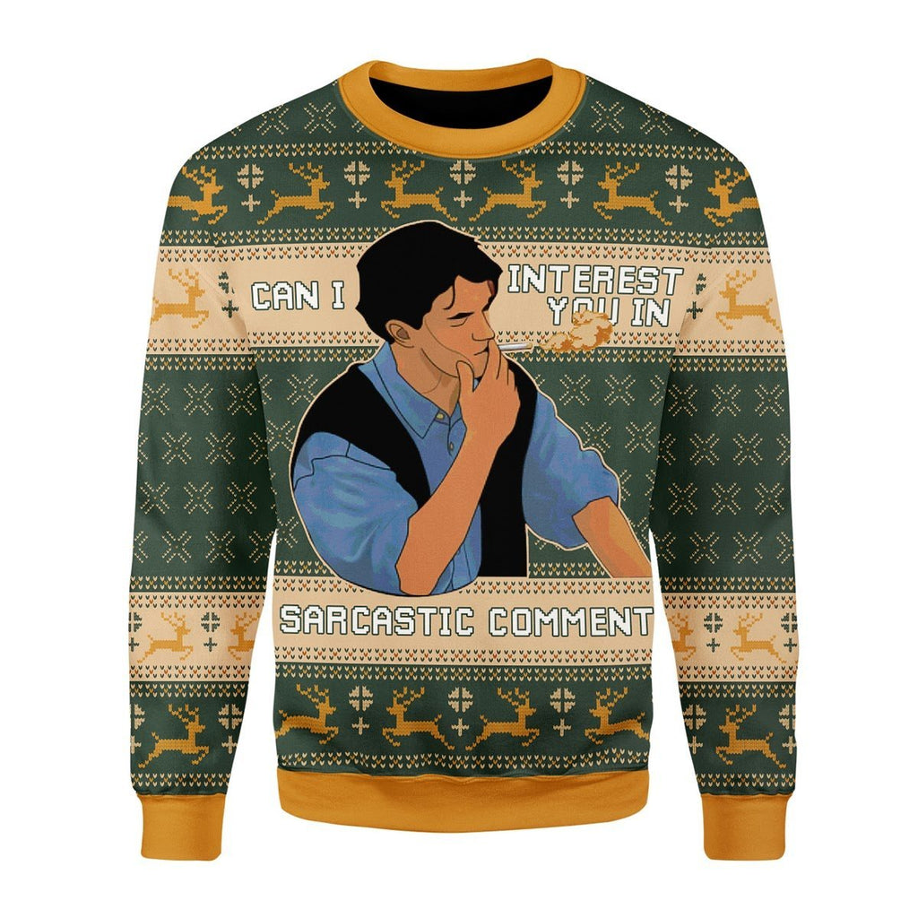 Gearhomies Christmas Unisex Sweater Can I Interest You In A Sarcastic Comment Ugly Christmas 3D Apparel