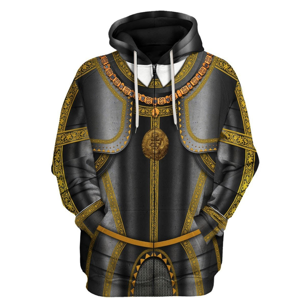 Charles V Holy Roman Emperor Zip Hoodie / S Vn366