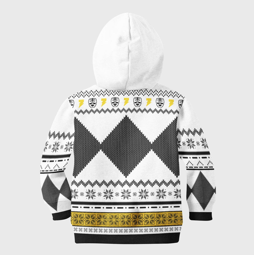 Gearhomies Unisex Kid Tops Pullover Sweatshirt White Mighty3D Apparel
