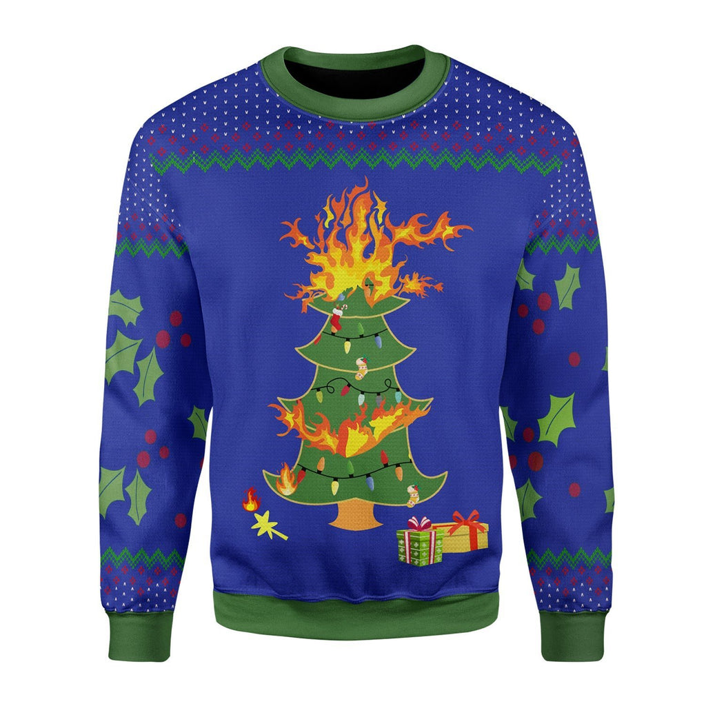 Gearhomies Christmas Unisex Sweater Kelly's Ugly Christmas On The Kelly Clarkson Show 3D Apparel